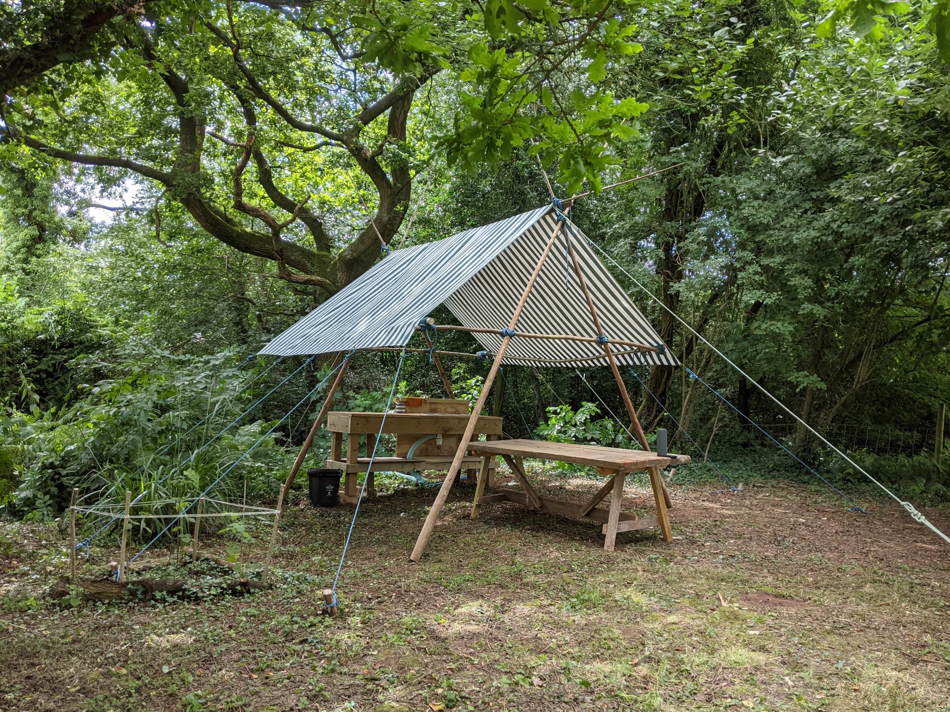 Camp Kitchen at Swallow Barn Wood